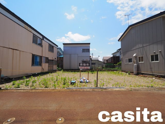 【外観】 | 【建築条件なし】大仙市大曲白金町 区画の整った住宅街 前面道路は消雪道路の41.25坪 住宅用地