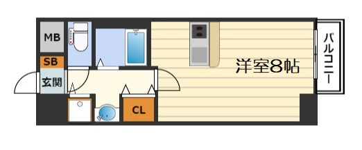 【間取り】 | アクアプレイス天満クラシック