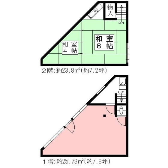 加納栄町4丁目店舗の間取り