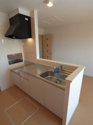 【キッチン】 | サン・コテージュＢ | 使いやすいキッチンです