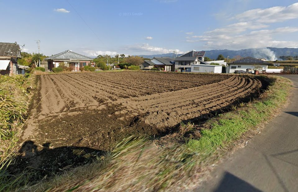 都城市大岩田町の売地の外観