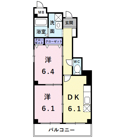 アンジュメゾンの間取り