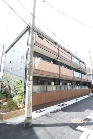 大阪市城東区鴫野東２丁目のアパートの外観