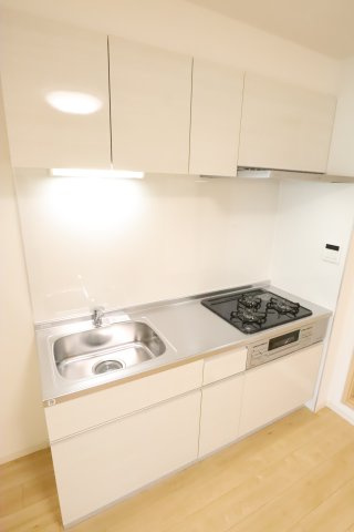 大阪市城東区鴫野東２丁目のアパートのキッチン