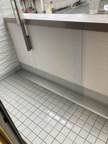 熊本市中央区琴平本町の賃貸マンションのバルコニー
