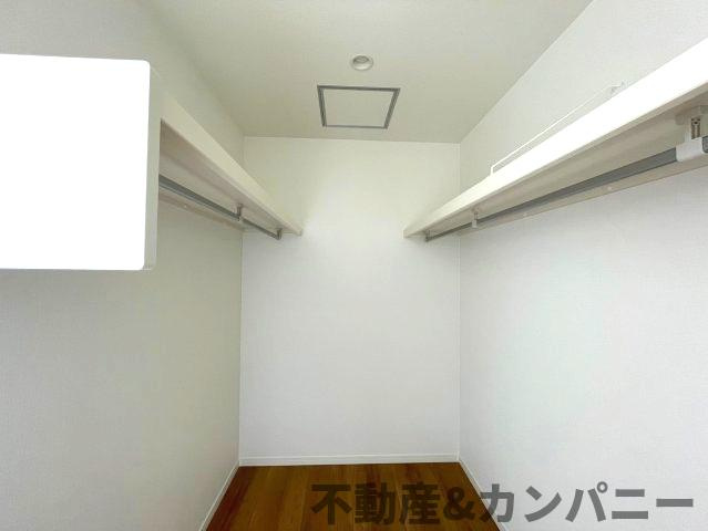 ディアタウン越智2丁目No.1　新築未入居戸建1号棟の収納|大きなものも収納できそうです