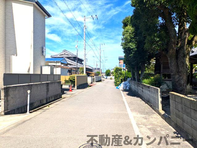 ディアタウン越智2丁目No.1　新築未入居戸建1号棟の周辺|周辺の道路です