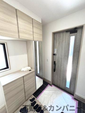 ディアタウン北斎院の玄関|玄関です