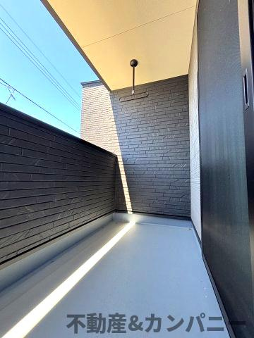 ディアタウン北斎院のバルコニー|広々としたバルコニーです