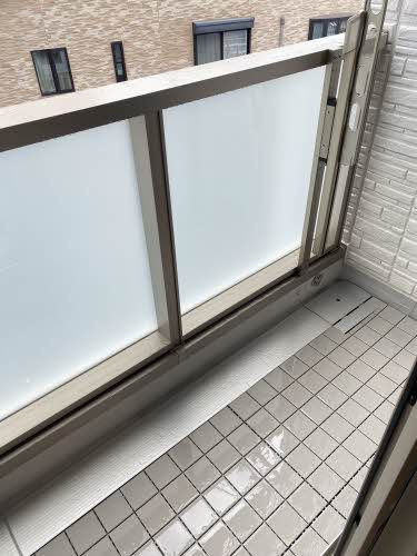 熊本市中央区琴平本町の賃貸マンションのバルコニー