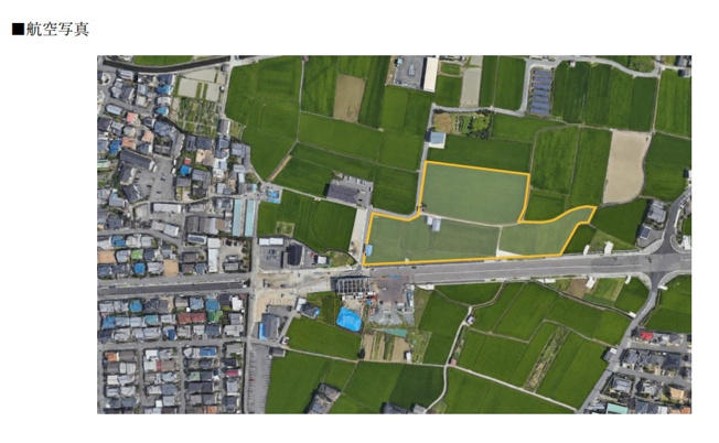 【外観】 | 土地面積11888㎡（3596.12坪）になります。