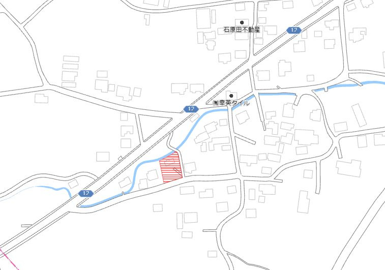 北諸県郡三股町大字宮村の売地の土地図
