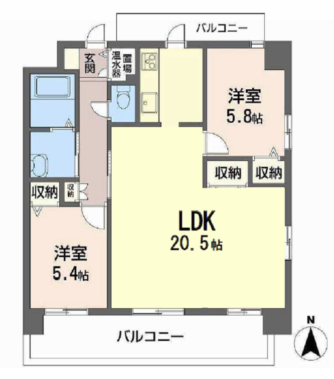 マノワールの間取り