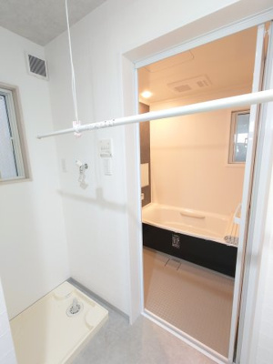 【洗面所】 | 山科区御陵久保町　築後未入居モデルハウス