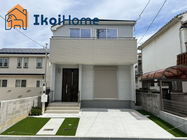 神戸市西区持子　新築一戸の外観|駐車場は2台駐車可能！小学校と中学校共に近い！近隣商業施設かなり充実しているおススメ物件です！