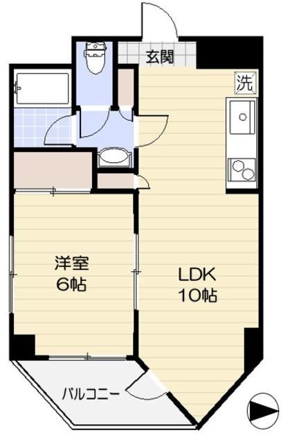 国分寺司ハイツの間取り