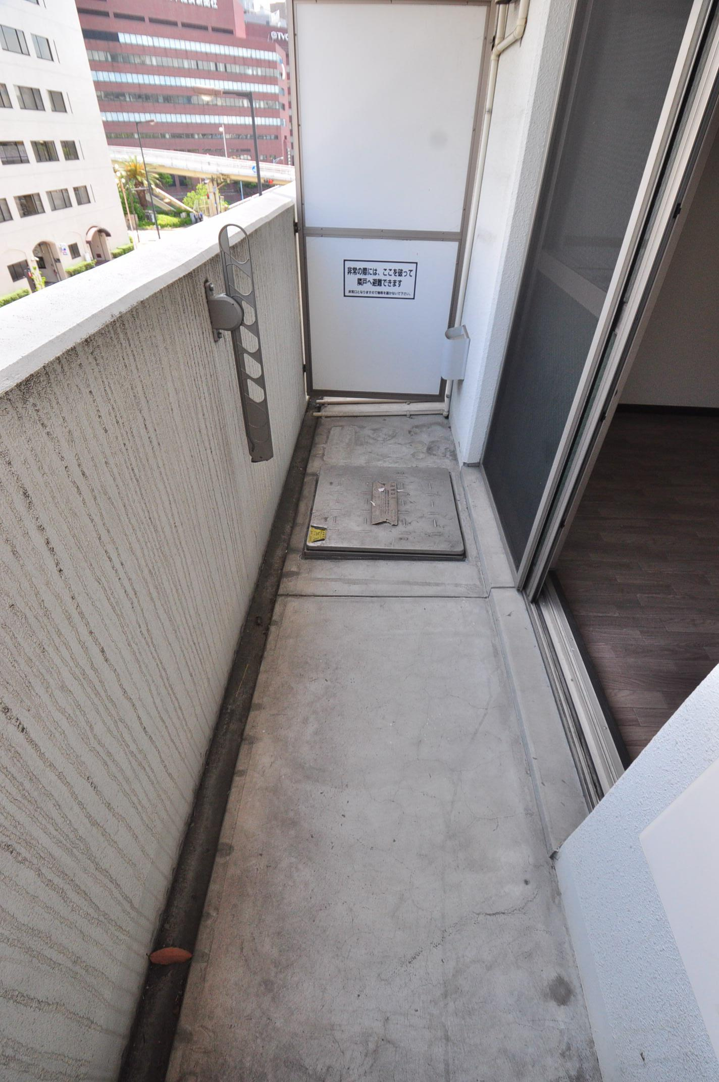 大阪市都島区片町１丁目の賃貸マンションのバルコニー