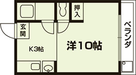 サトウハウスの間取り|代表的な間取です