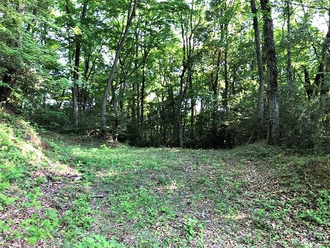 売地　笠間市笠間の前面道路含む現地写真|前面道路含む現地写真です