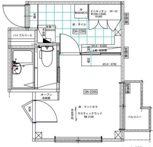 サンシャイン烏丸鞍馬口の間取り|代表的な間取です