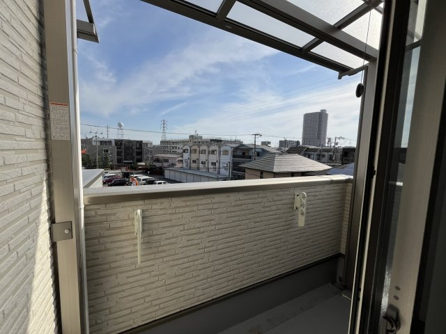 ルクレール菱屋のバルコニー