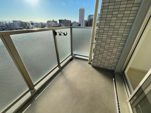 エスリード京橋ノースプレイスのバルコニー