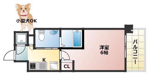 エスリード京橋ノースプレイスの間取り