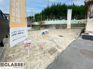 【前面道路含む現地写真】 | 城陽市平川指月　売土地　建築条件無し