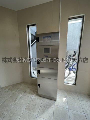 スカイハイム天神橋のその他共用部分|宅配ボックスが設置されました（2023年1月撮影）