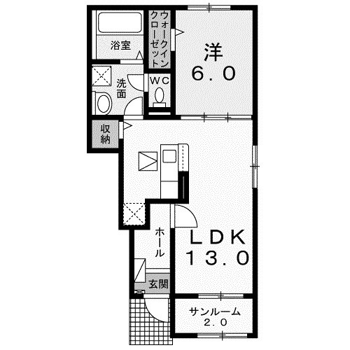 【間取り】 | グレイス　Ⅱ
