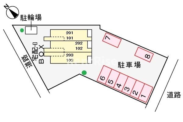 アレグリアの駐車場|駐車場