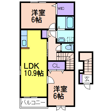 ファースト・スターの間取り|間取りです