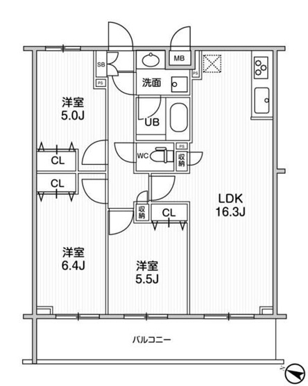 【間取り】 | ＬＩＭＥＲＥＳＩＤＥＮＣＥ　ＨＩＫＩＦＵＮＥ