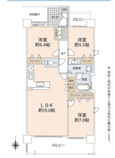 【間取り】 | 【ユニーブル一社パークアベニュー】✨仲介手数料無料✨名東小学校・神丘中学校