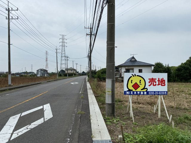 下野市柴　土地Dの外観