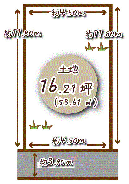 淀新町　建築条件無土地