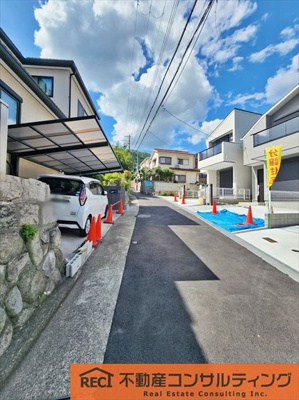 【前面道路含む現地写真】 | 神戸市灘区城の下通1丁目　新築戸建　1号地