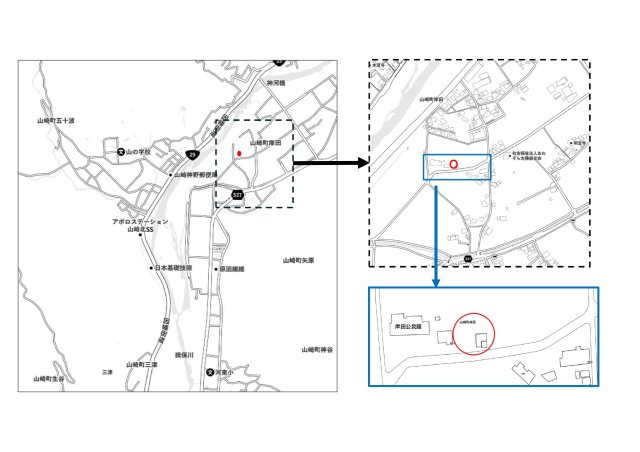 宍粟市山崎町岸田　2号地(B及びDの一部）の地図