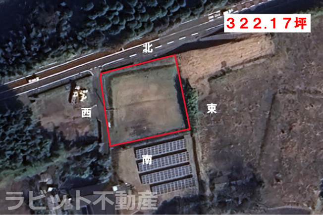 【土地図】 | 売土地：五十町 | 境界は現況と異なる場合があります。