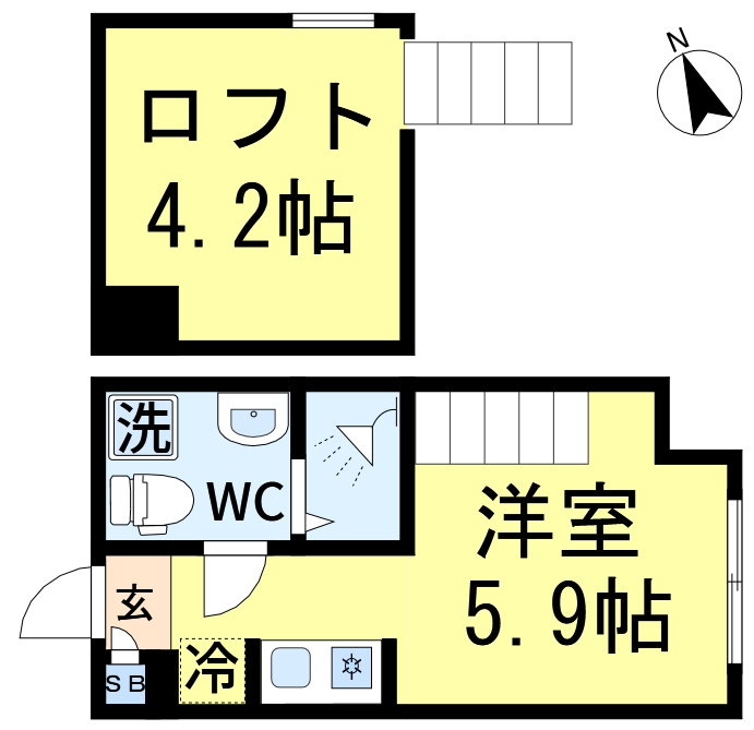 ラヴィ新小岩の間取り