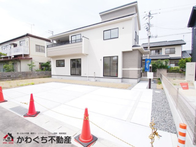 【外観】 | Blooming　Garden　笹谷清水　1号棟 | 福島交通飯坂線【桜水】駅まで徒歩９分！【笹谷】駅まで徒歩９分！笹谷小学校、信陵中学校エリアです◎