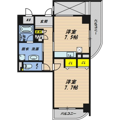 【間取り】 | プルミエール関目