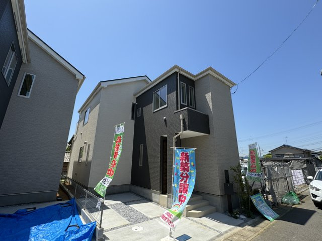 松戸市千駄堀新築戸建（新八柱Ⅲ）の外観|1号棟外観・完成済み内覧可能です！