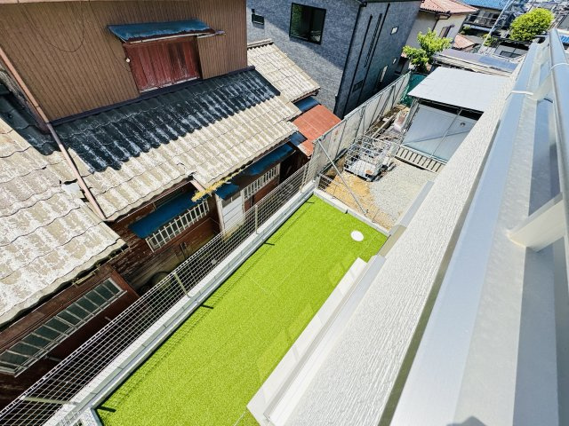 松戸市千駄堀新築戸建（新八柱Ⅲ）の展望|バルコニーより南側眺望