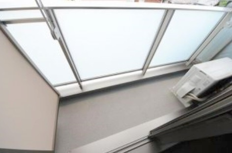 グラティア御所北のバルコニー