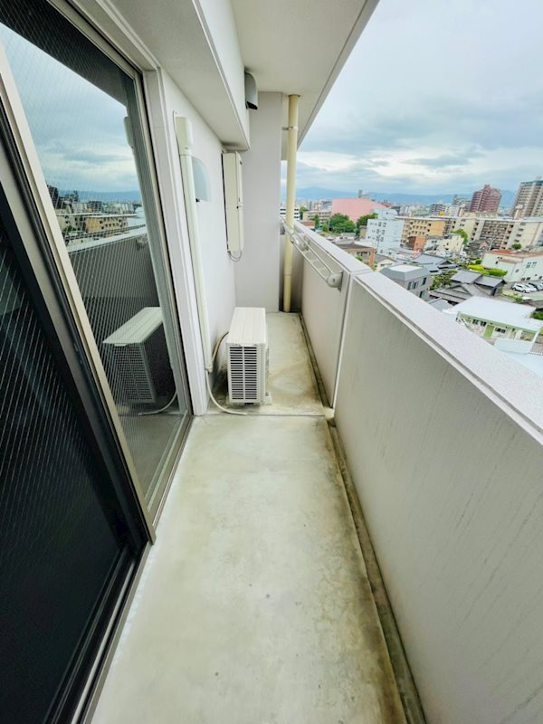 フェリーチェ南熊本のバルコニー