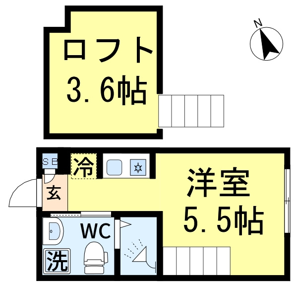 ラヴィ新小岩の間取り