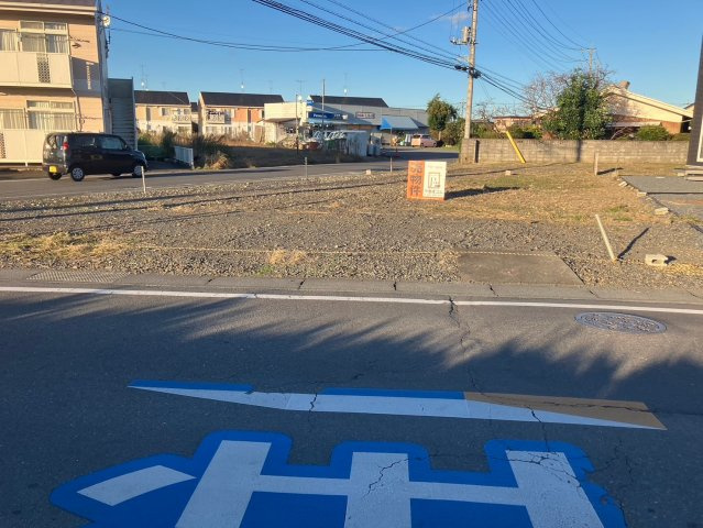 売地　城里町石塚 B区画の外観|前面道路含む現地写真です