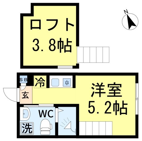 ラヴィ新小岩の間取り