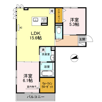 【間取り】 | ムーラン　ア　ヴァン